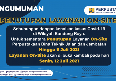 Penutupan Sementara Layanan On-Site